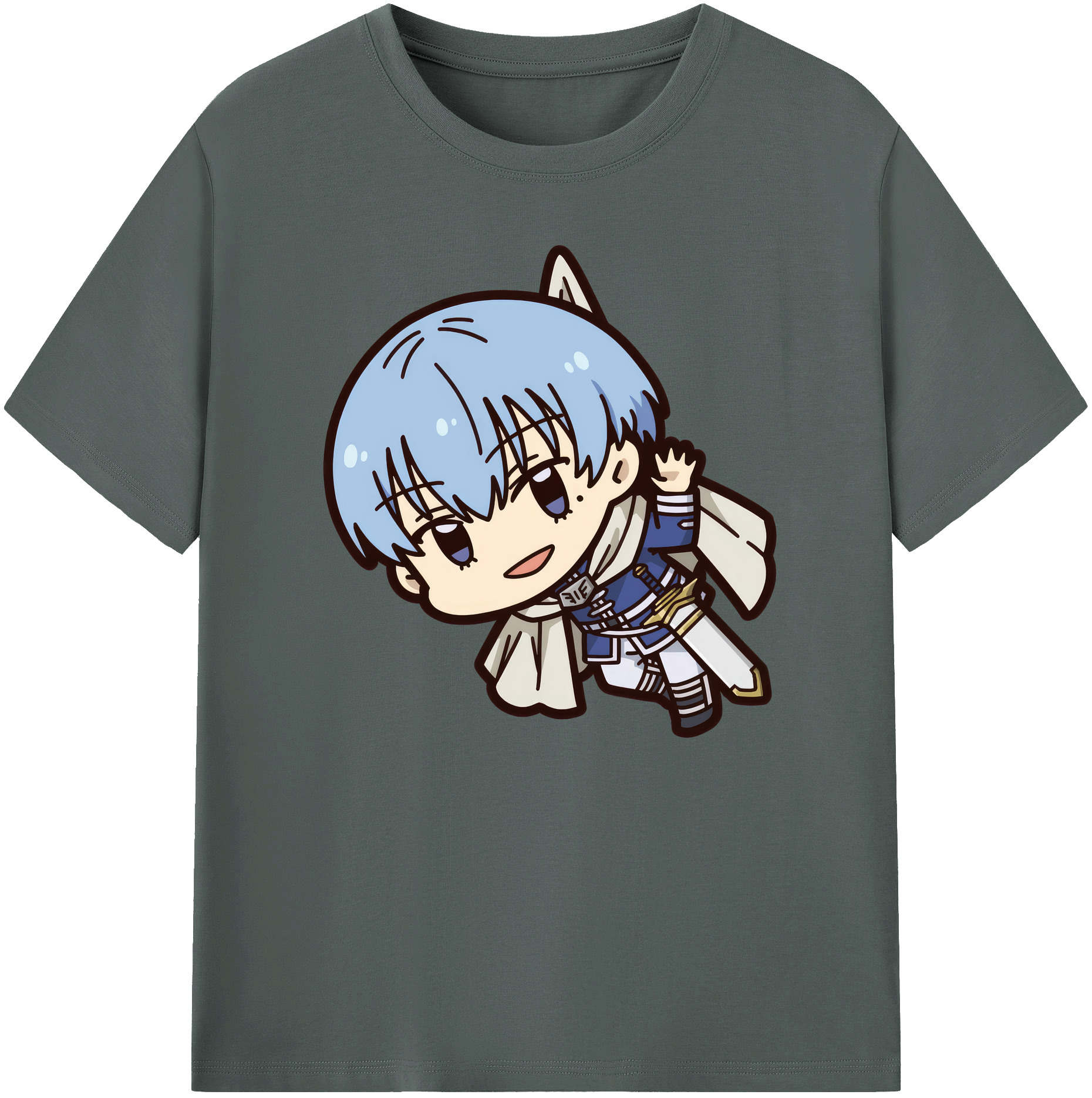 （画像用） 葬送のフリーレン Frieren 綿100％ メンズ半袖Tシャツ｜肌触りやわらか＆通気性